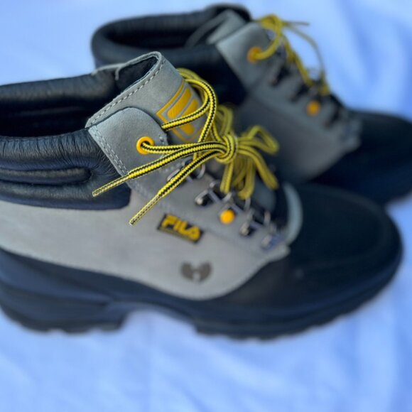 FILA x Wu-Tang Clan Hiking Boots – Limited Edition Black & Grey Wu Wear Size 10 main image 6